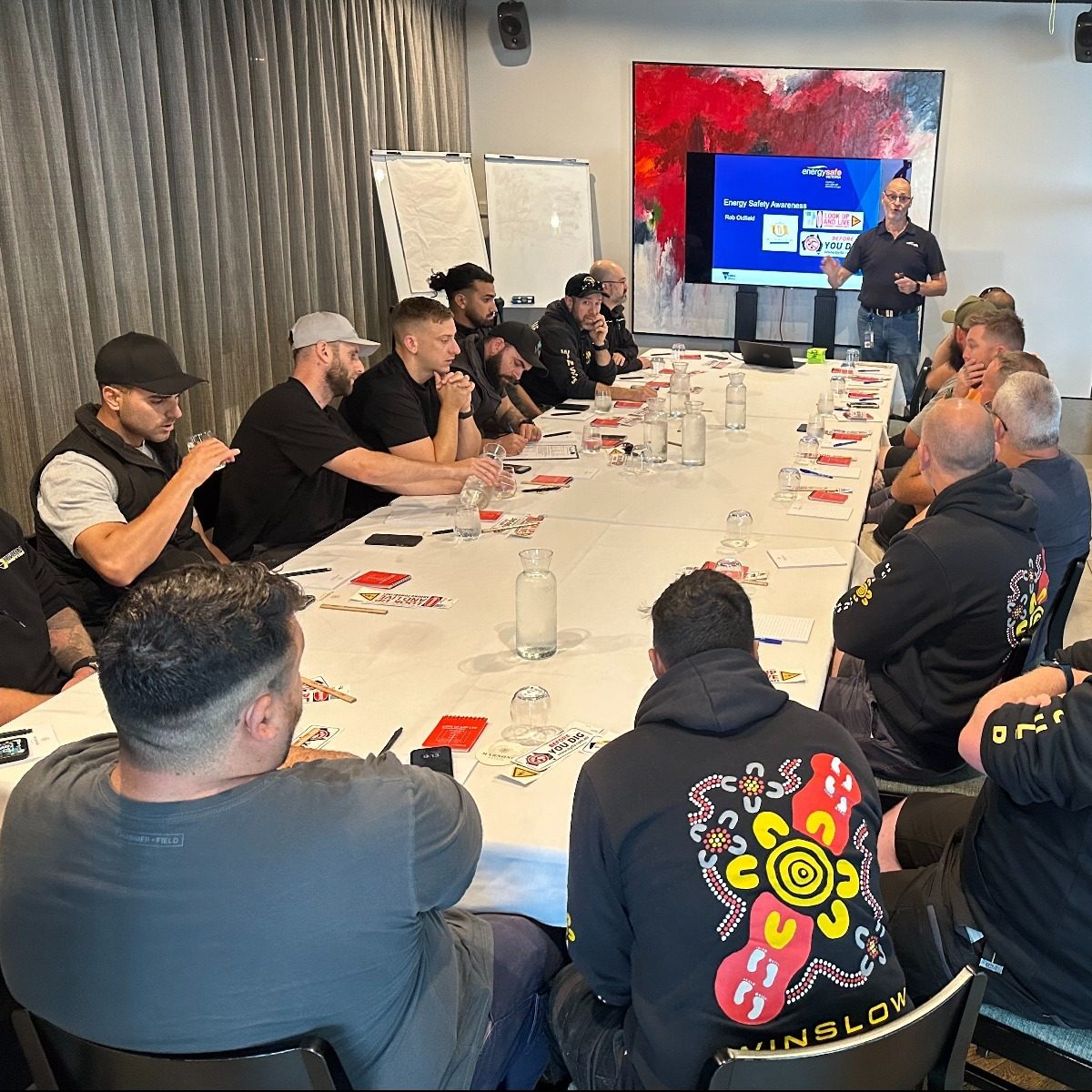 Area Managers given Energy Safe training