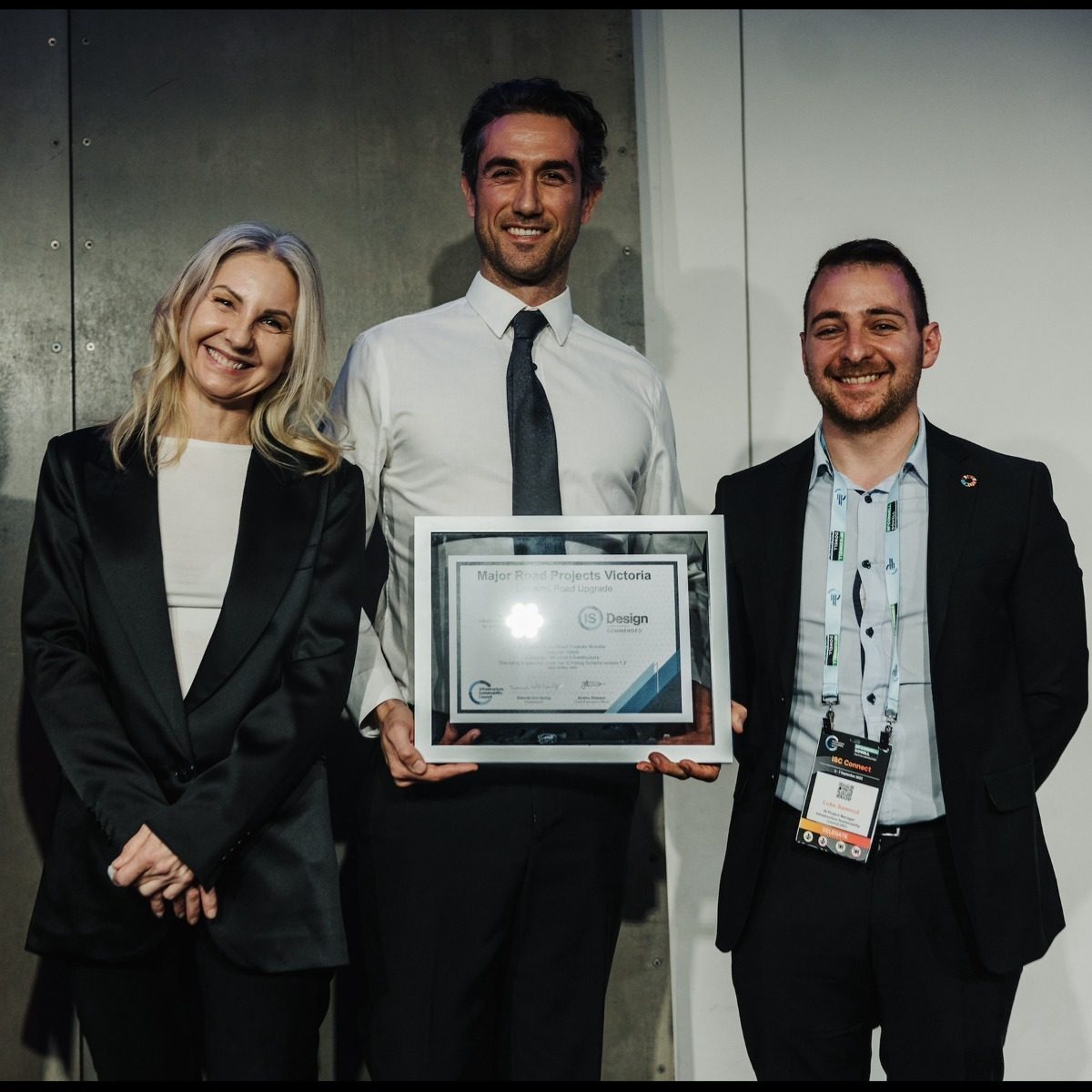 Lathams Road team recgonised at ISCA awards