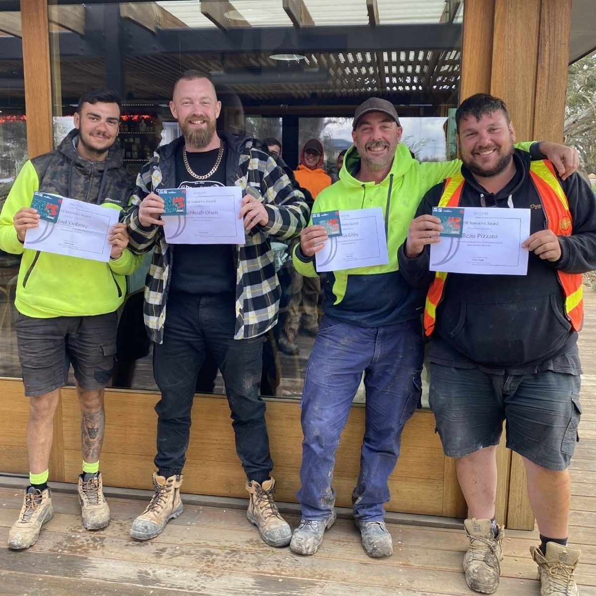 Safety award for Constructors team