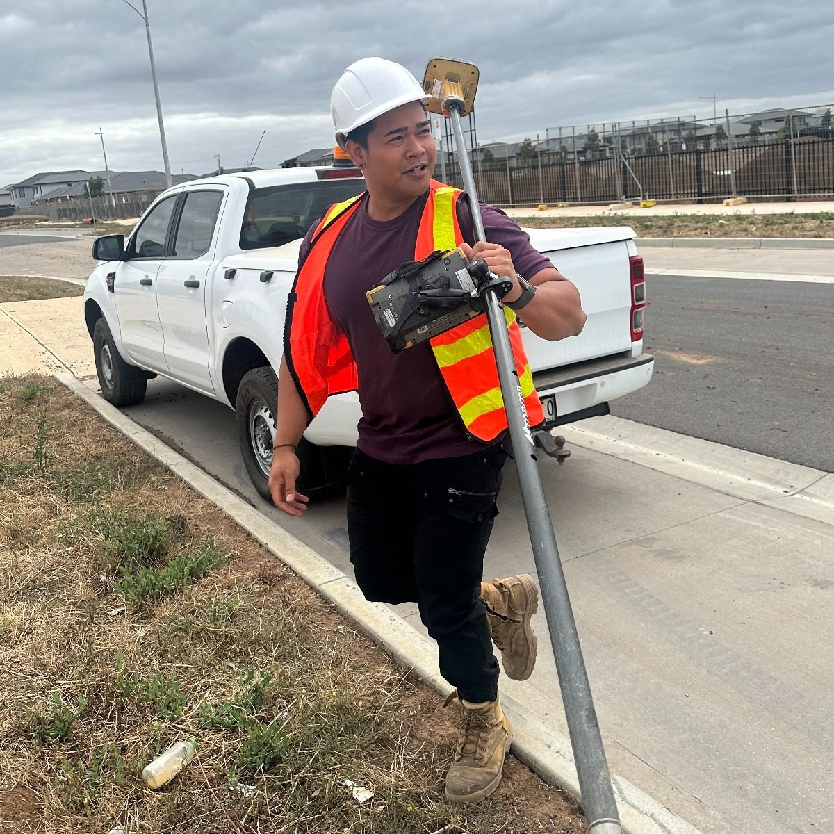 Carlo’s switch from chiro to surveyor