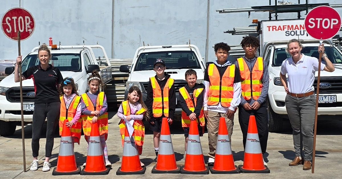 Trafman hosts kids at work day