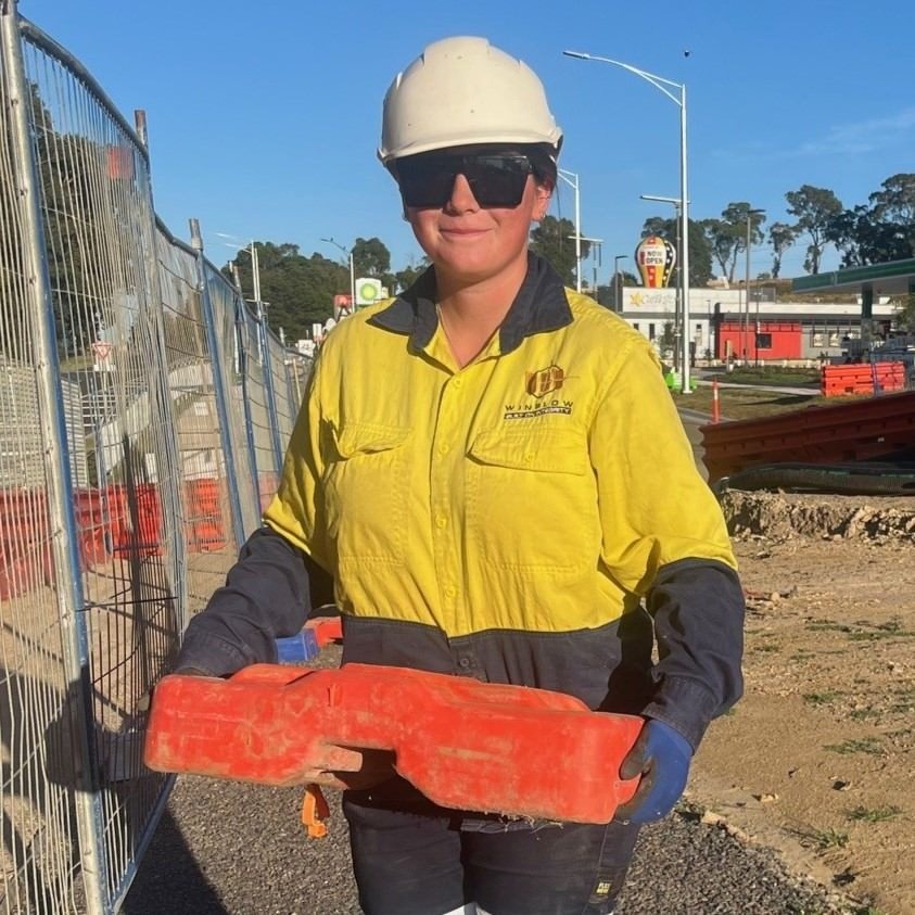 Dad’s career inspires Maddison to work in construction