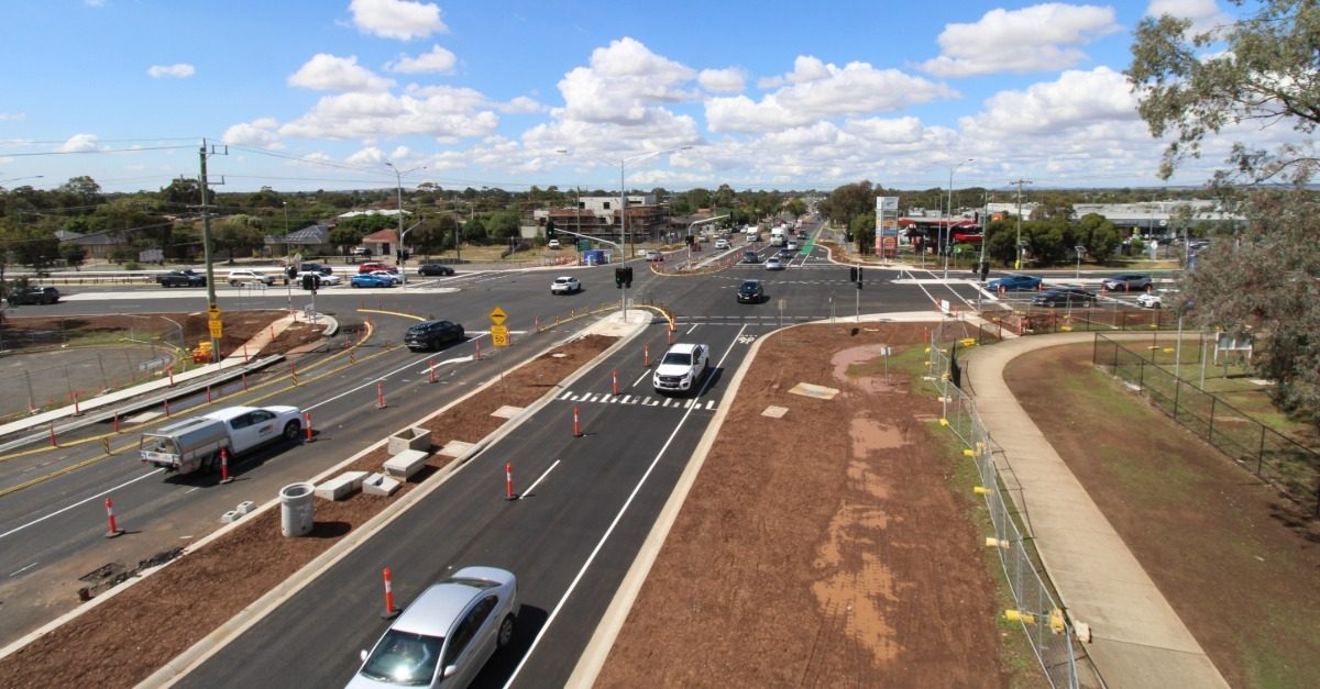 Lights signal milestone at Melton intersection project