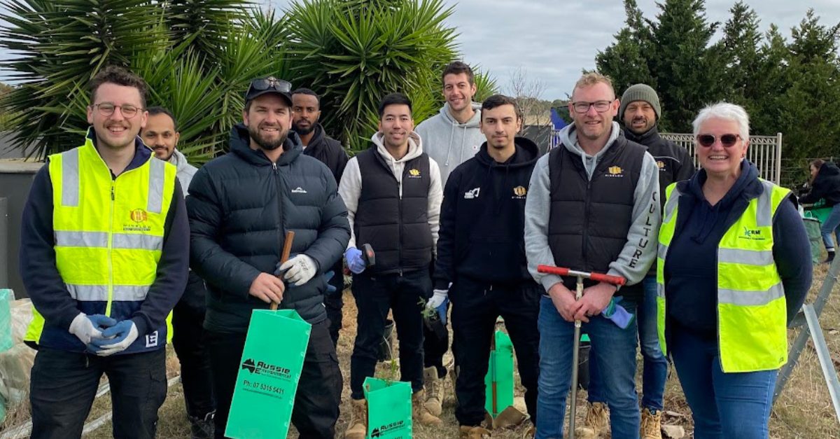 From Hard Hats to Green Thumbs: Winslow Gets Planting with CoRE