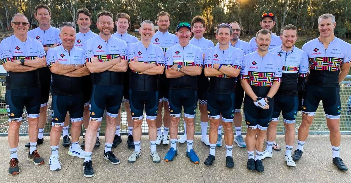 David riding for Allsorts of cancer research
