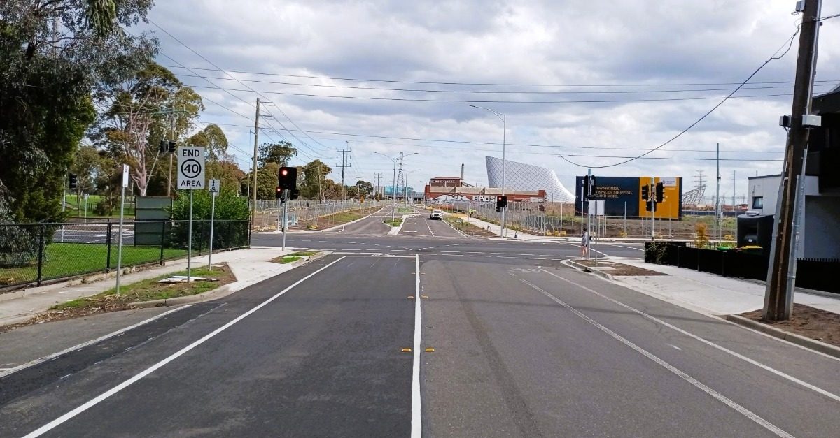Bradmills intersection lights up