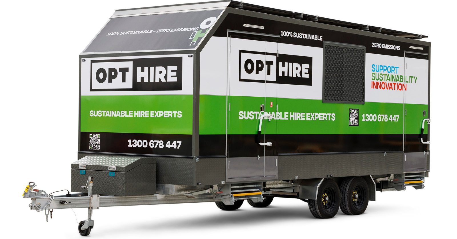 Opt Hire powering productivity with solar worksite caravans