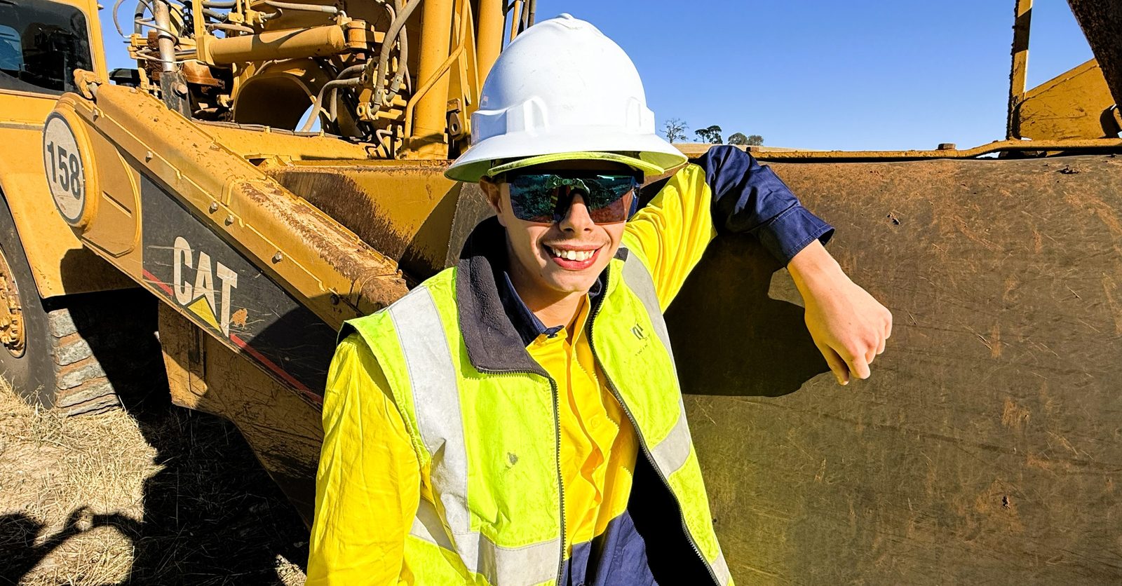 Toby’s journey from high school to heavy machinery
