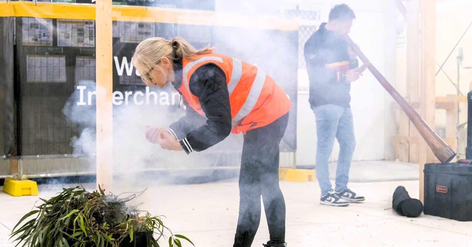 Smoking ceremony signals start of works